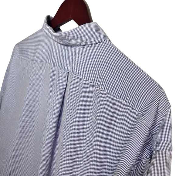 Ralph Lauren Men's Blake Blue Checkered Shirt Long Sleeve XXL - Picture 5 of 9